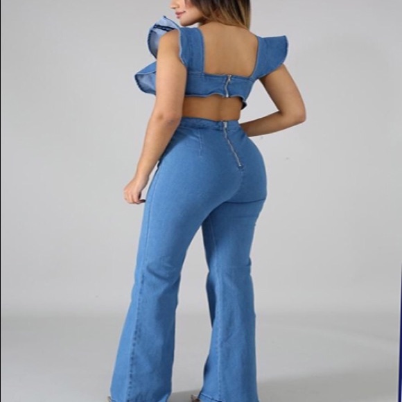 Denim jumpsuit - Picture 2 of 4